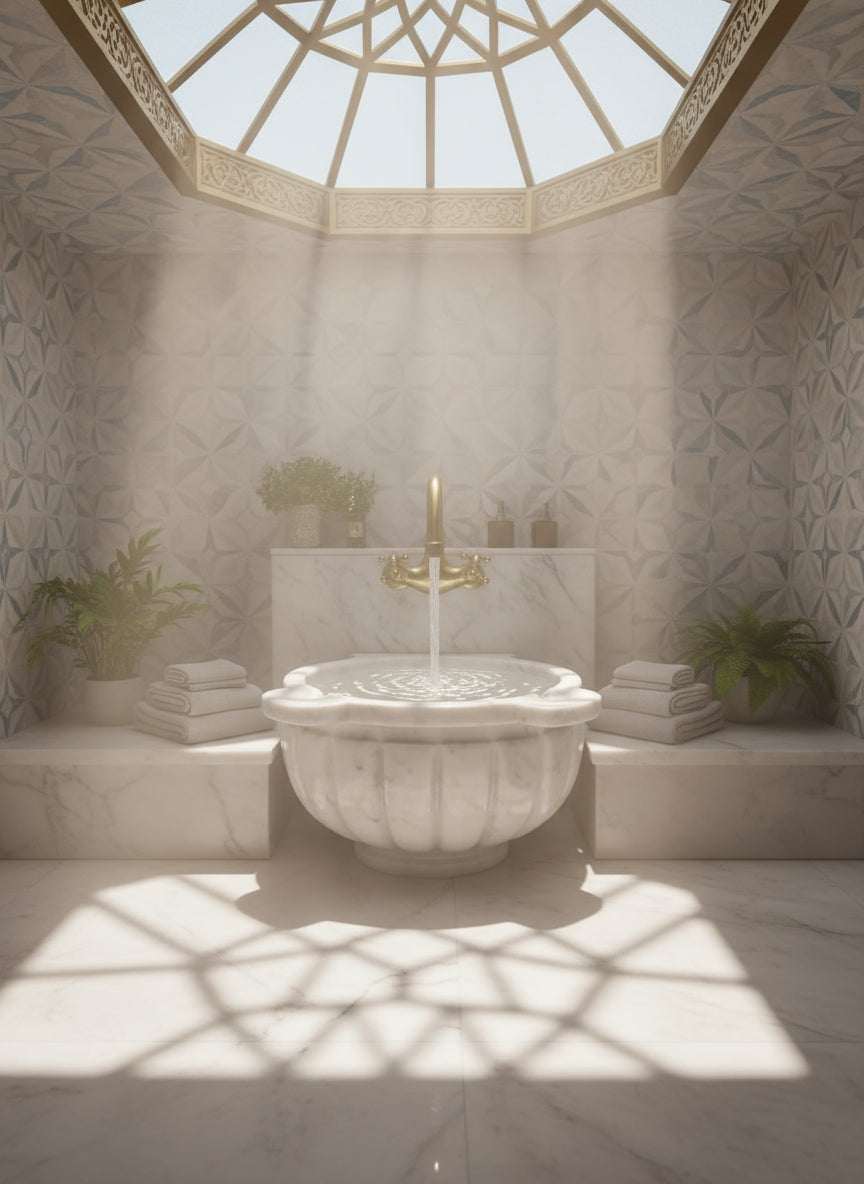 Hammam Turc En Marbre Carrare
