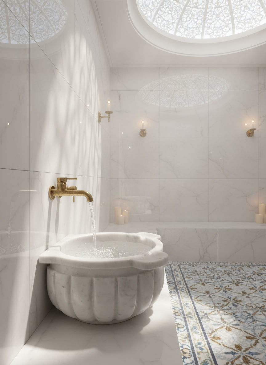 Hammam Turc En Marbre Carrare