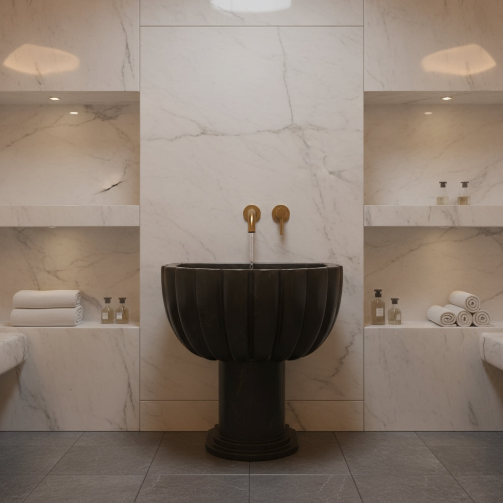 Hammam Turc En Marbre Noir