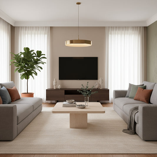 Ovall Travertine Coffee Table