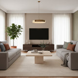 Table Basse Cube En Travertin