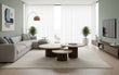 Ovall Travertine Coffee Table