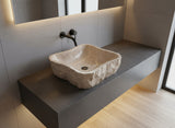 Vasque En Marbre Beige Naturel
