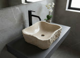 Vasque En Marbre Beige Naturel