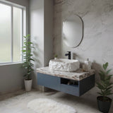Natural Carrara white marble sink